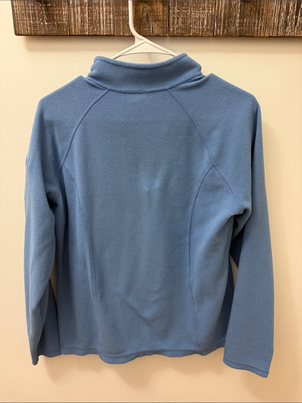 LL Bean Light Blue Half-Zip Fleece Pullover - - Picture 6 of 6